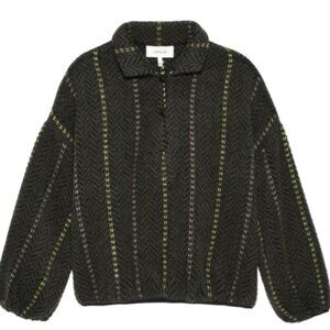 The GREAT. -- The Outlander Pullover -- Moss Creek Chevron Stripe -- Size 1